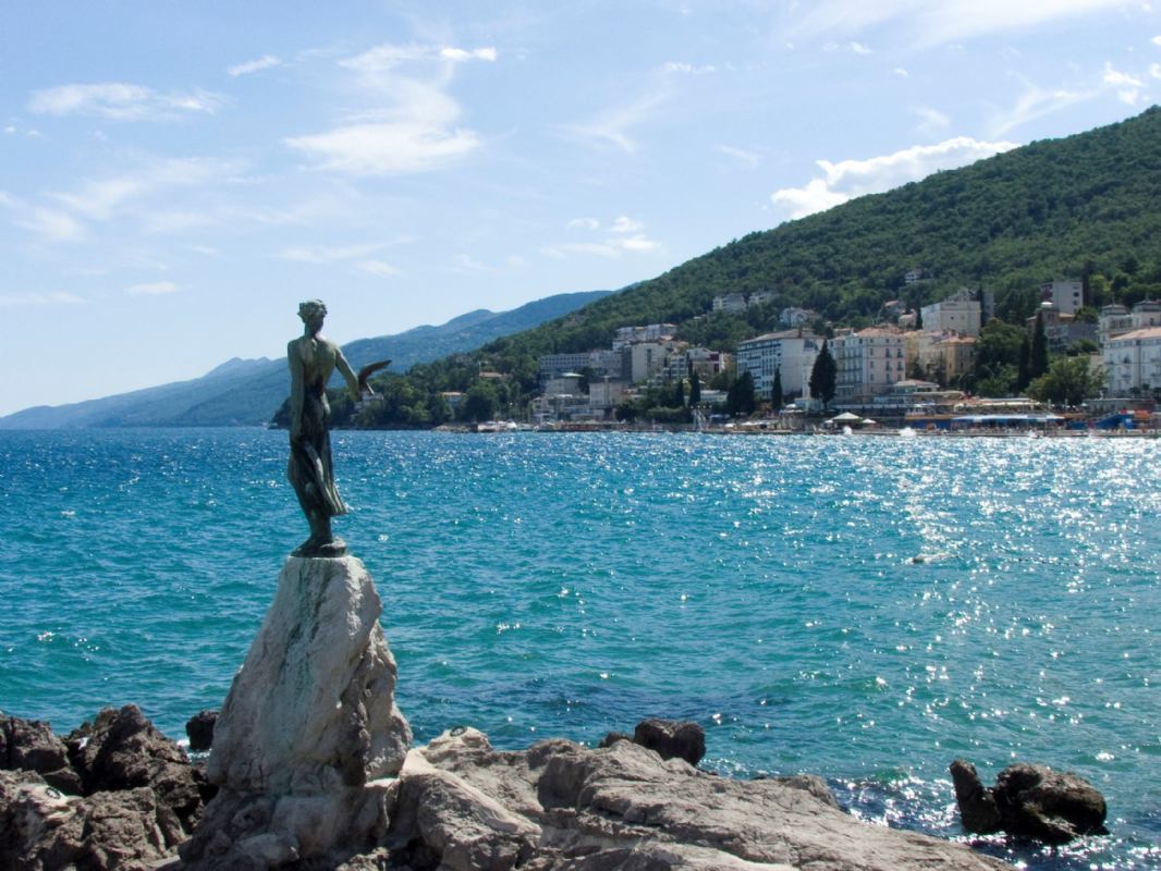 Silvester an der Riviera von Opatija