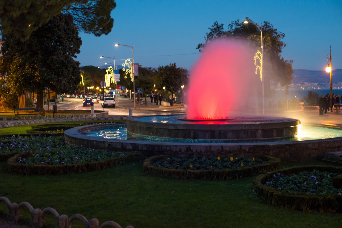 Silvester an der Riviera von Opatija