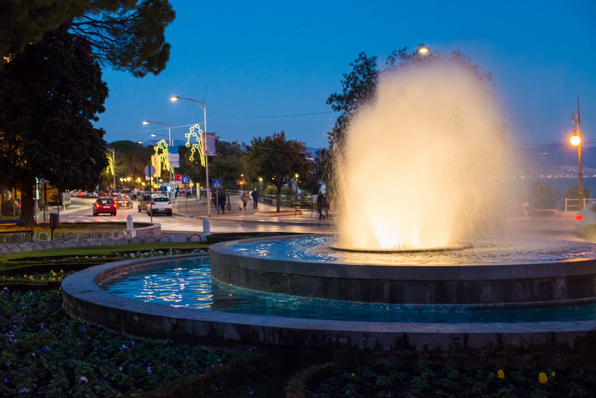 Silvester an der Riviera von Opatija